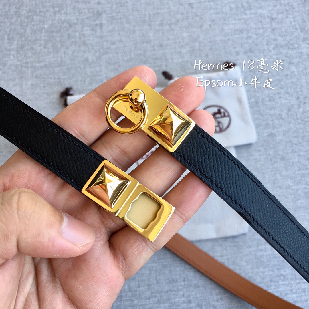 Cheap Replica Hermes Women Leather Belts Width 15cm 089