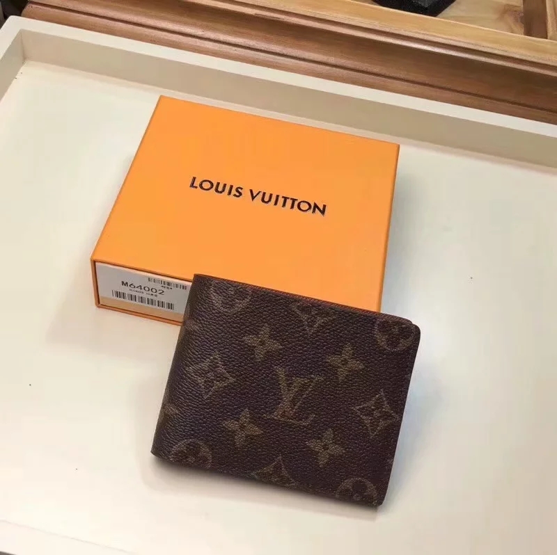 Cheap Replica Louis Vuitton M64002 Men Slender ID Wallet Monogram Canvas