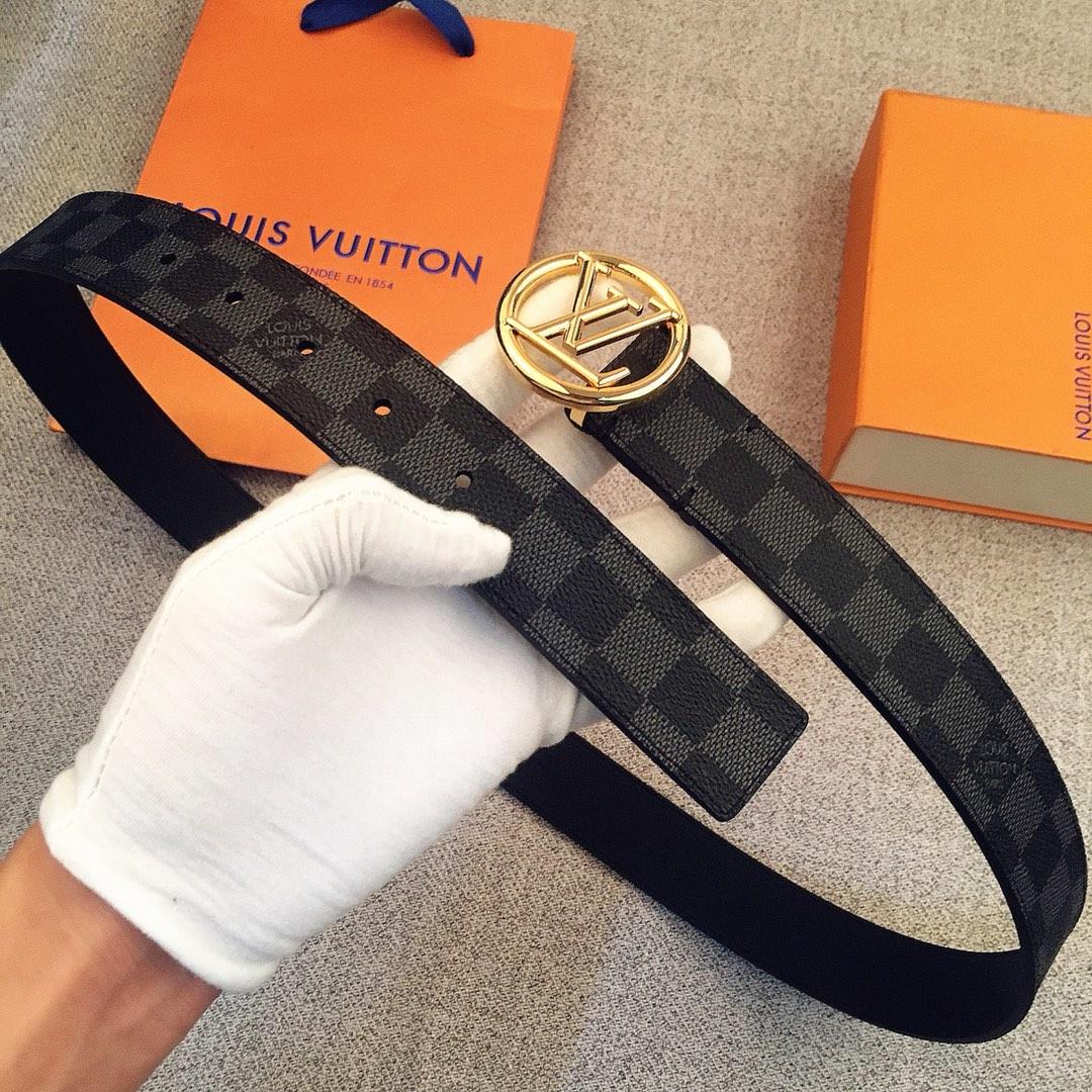 Cheap Replica Louis Vuitton Men Leather Belt Width 074