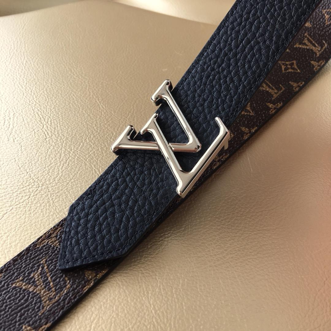 Cheap Replica Louis Vuitton Men Leather Belt Width 3cm 080