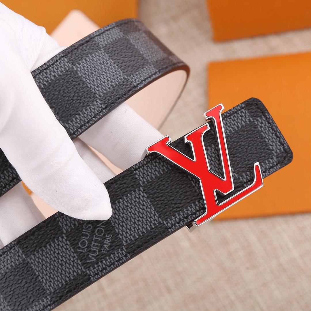 Cheap Replica Louis Vuitton Women Leather Belt Width 3.0cm 068