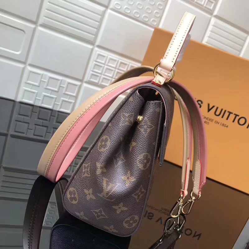 CheapLouis Vuitton M44267 Cluny BB Handbags Monogram Canvas VIEUX ROSE