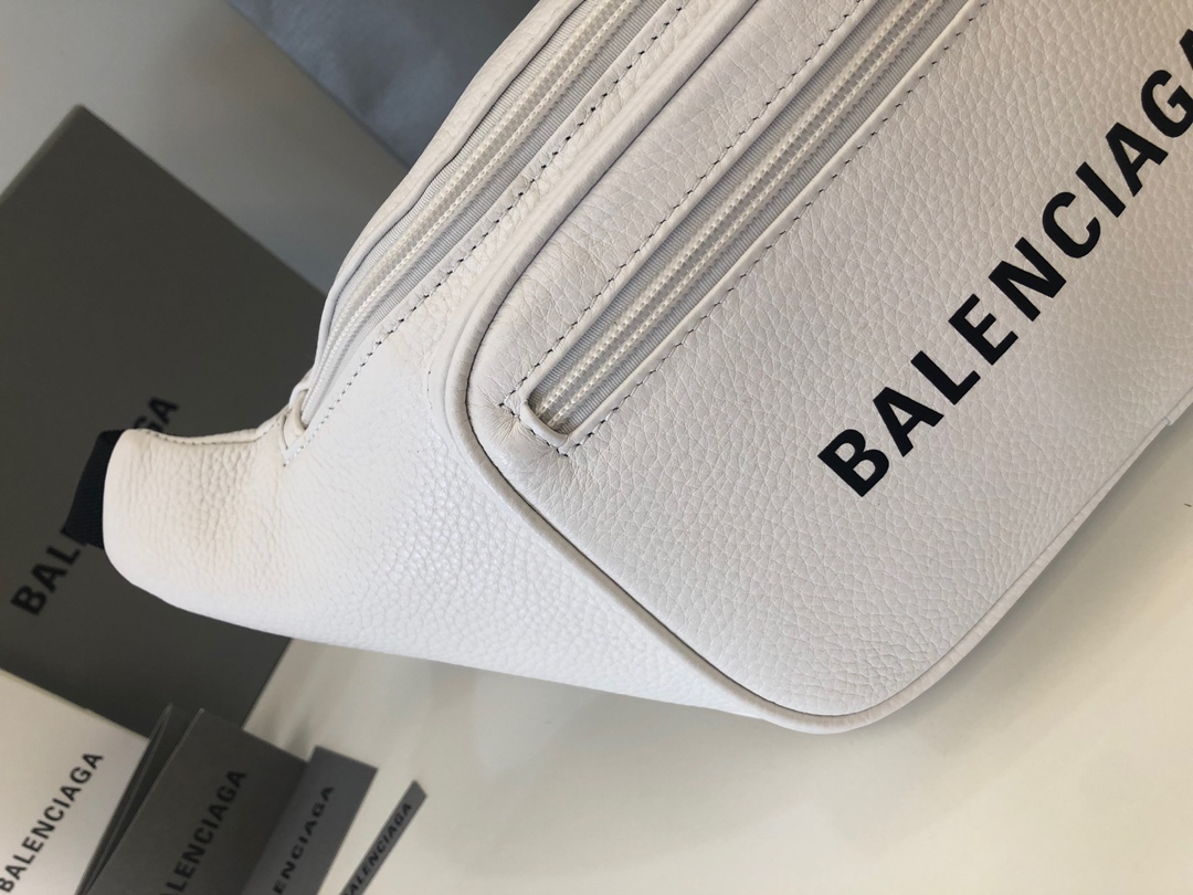 Copy Balenciaga Fashion Leather Belt Pack White Most Popular