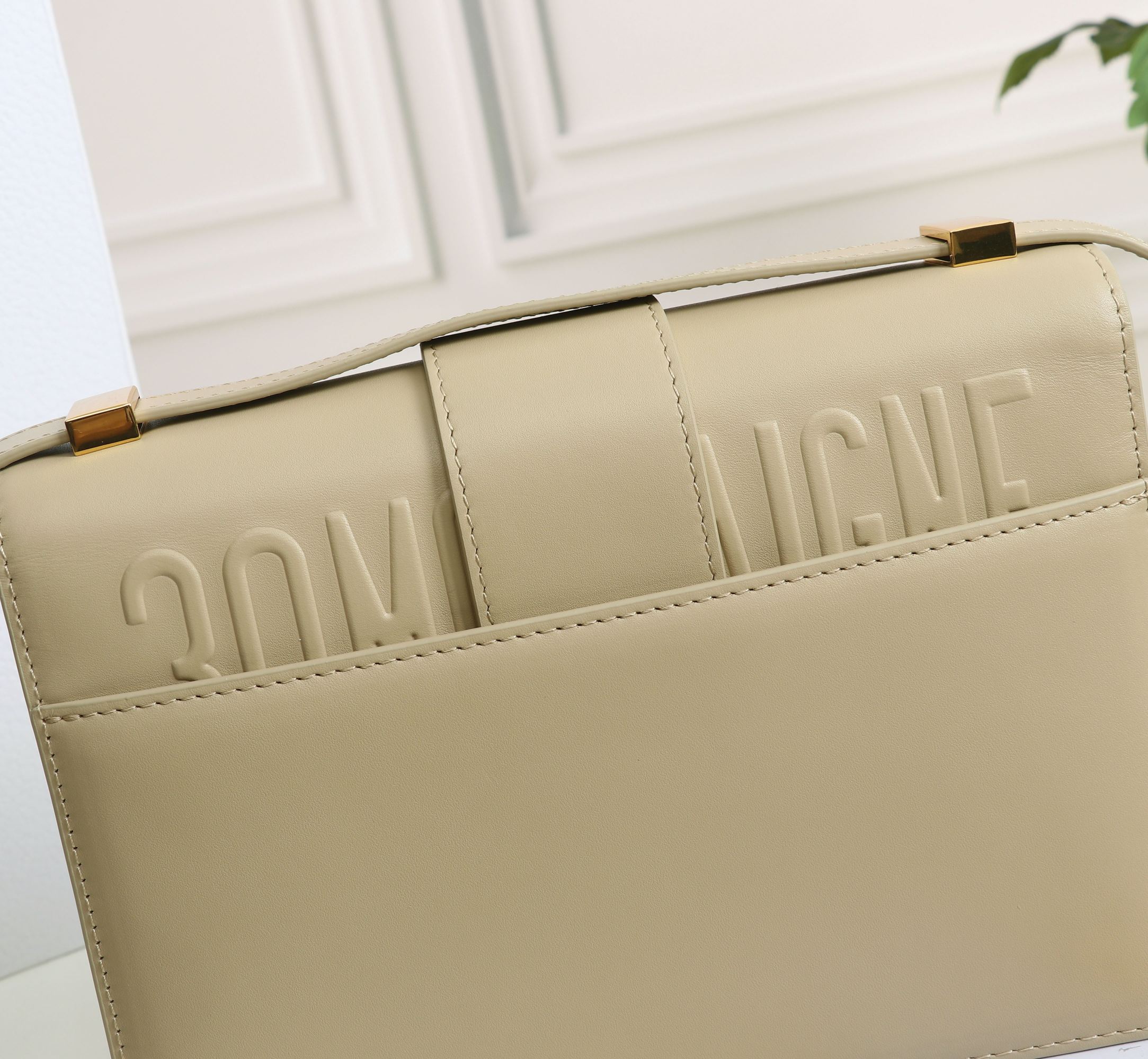 Copy Dior 30 Montaigne Bag Beige Box Calfskin