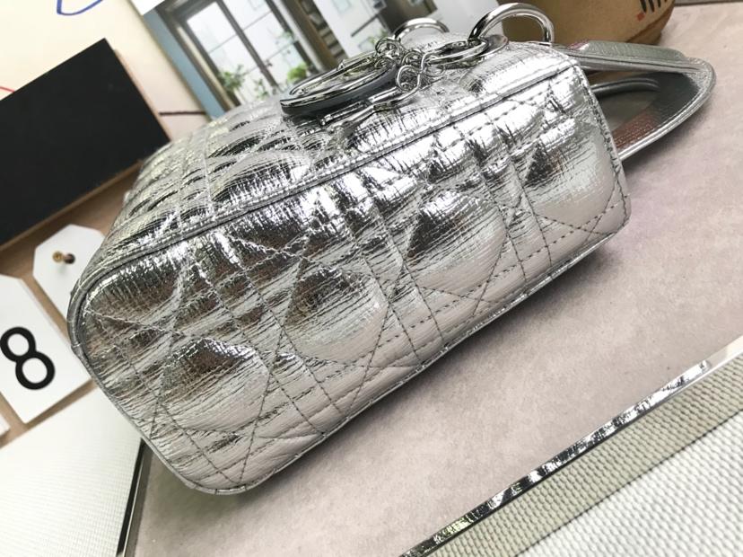 Copy Dior Personalise Your My Lady Dior Bag Silver Tone