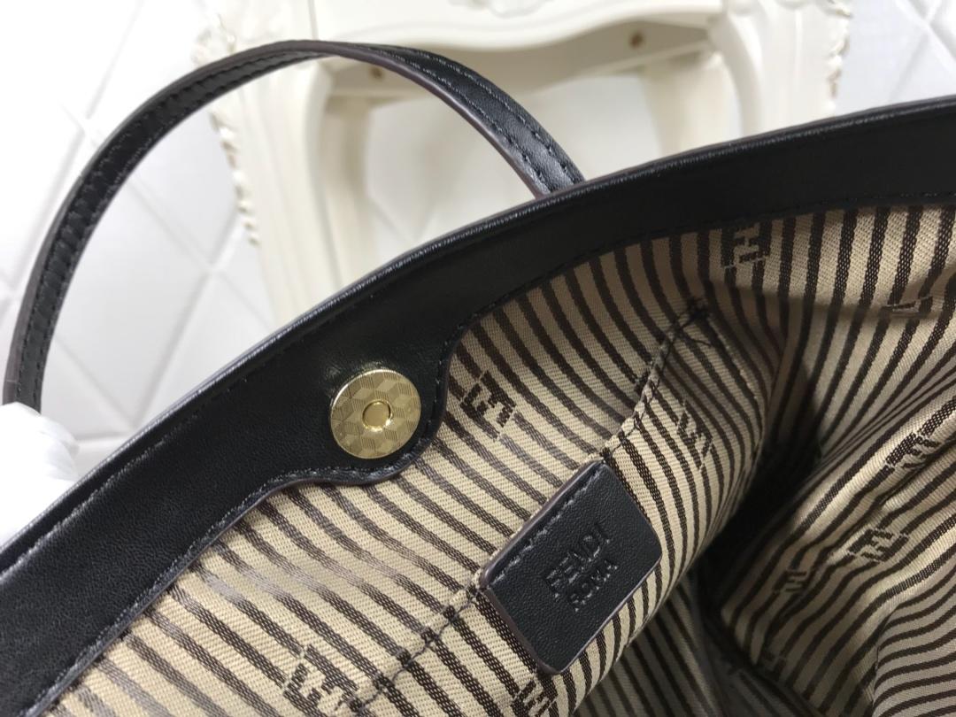 Copy Fendi Women Shopping Bag with FF Motif Colour