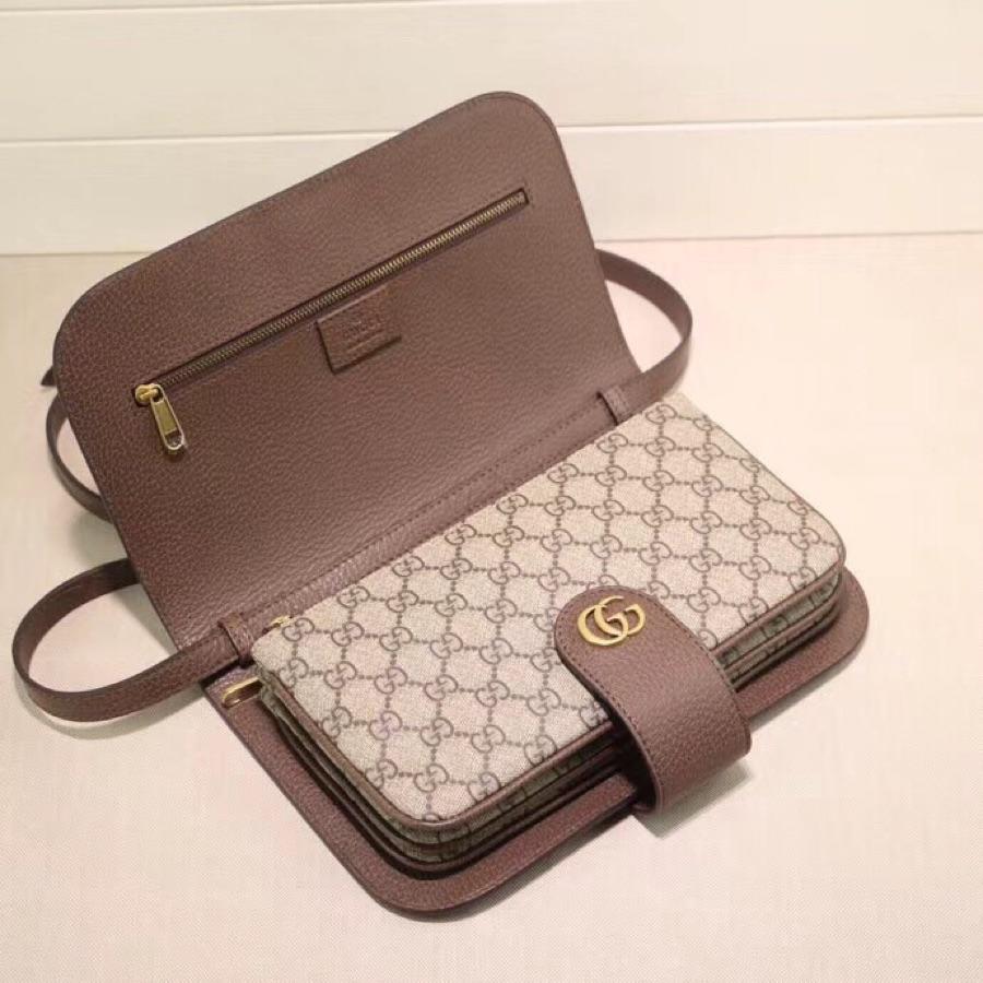 Copy Gucci 548304 Ophidia GG Messenger Bag Beige