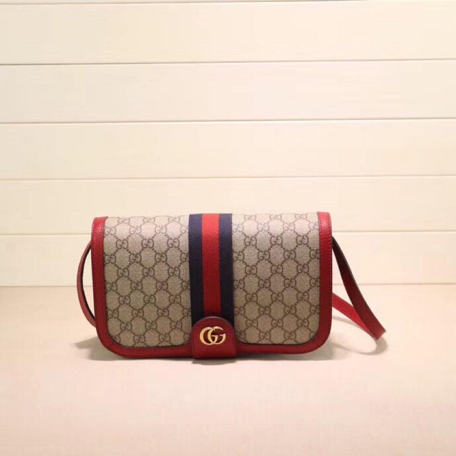 Copy Gucci 548304 Ophidia GG Messenger Bag Red