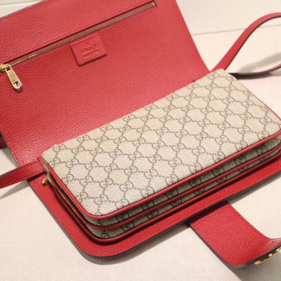 Copy Gucci 548304 Ophidia GG Messenger Bag Red