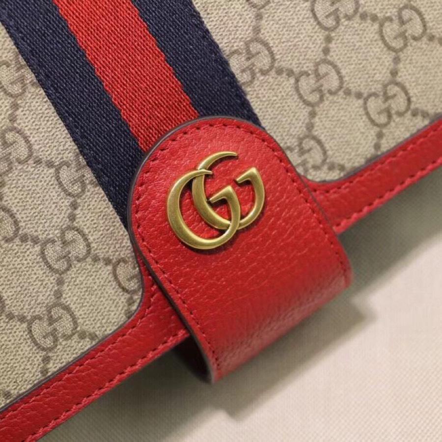 Copy Gucci 548304 Ophidia GG Messenger Bag Red