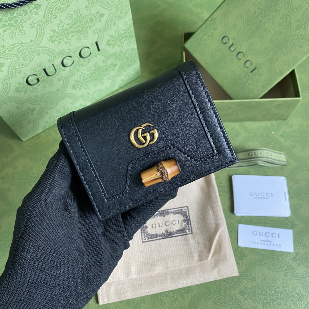 Copy Gucci 658244 Women Diana Card Case Wallet