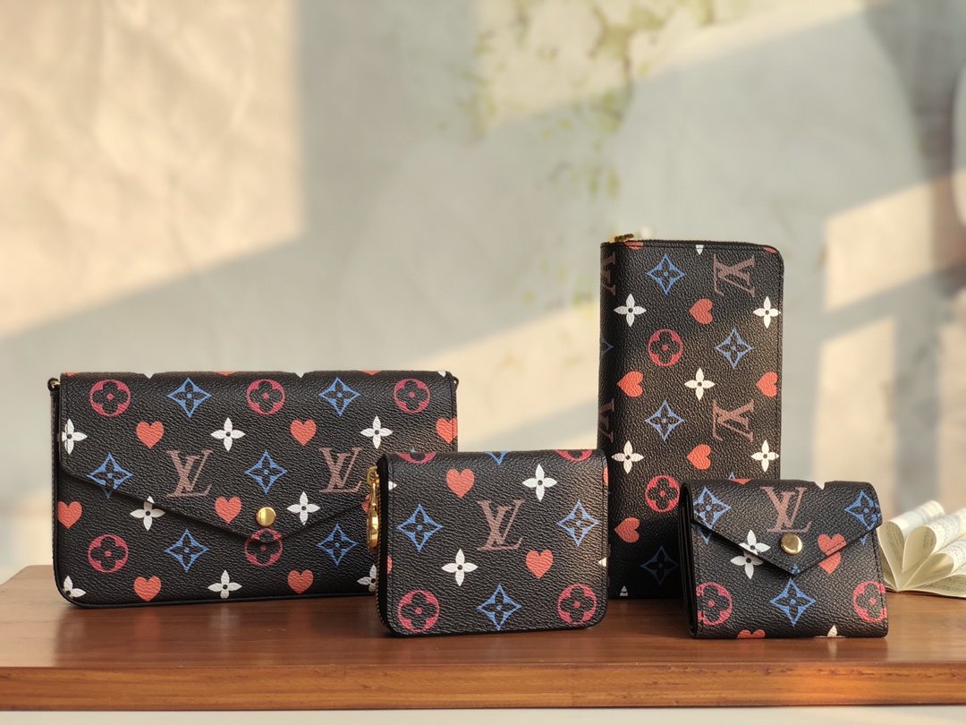 Copy Louis Vuitton 2021 Game On collection of Leather Goods Black