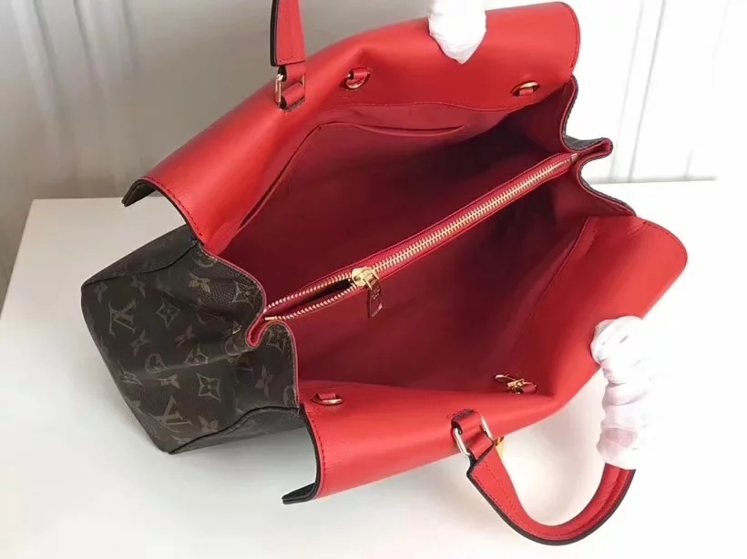 Copy Louis Vuitton M41738 Venus Women Steamer Handbag Monogram Red