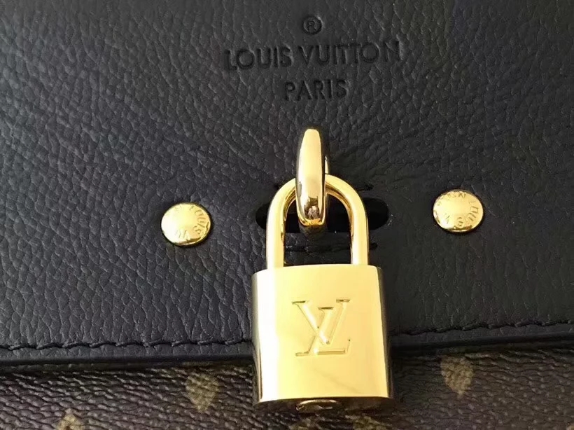 Copy Louis Vuitton M41778 Venus Women Steamer Handbag Monogram Black