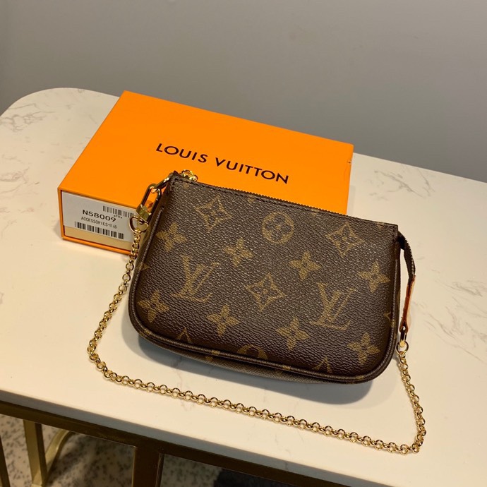 Copy Louis Vuitton M58009 Mini Pochette Accessoires in Monogram Canvas