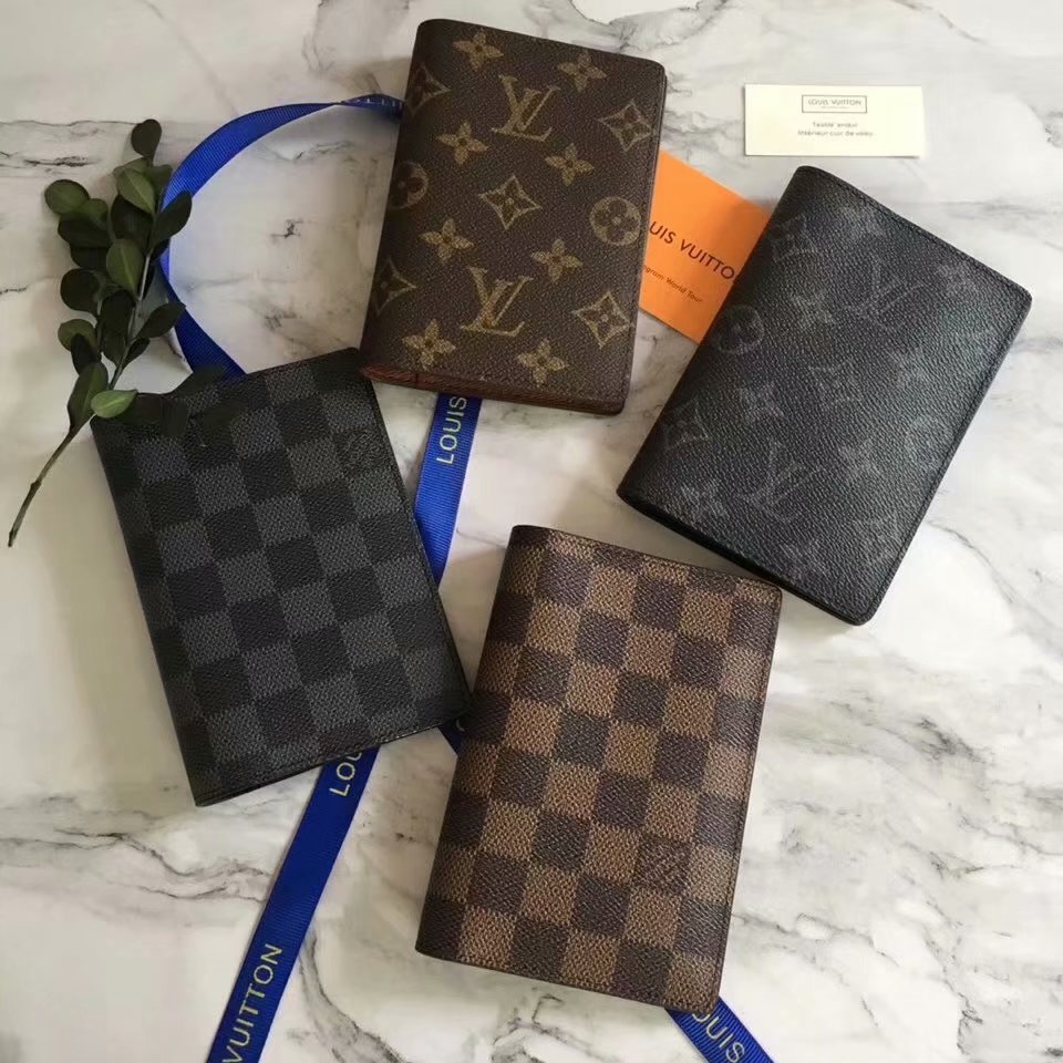 Copy Louis Vuitton Men Pocket Organizer Calf Leather Passport Case