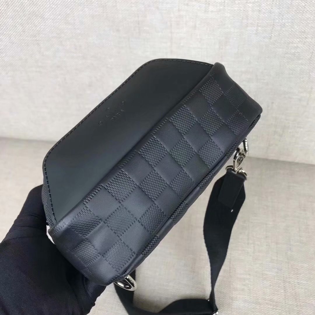 Copy Louis Vuitton N41720 Avenue Sling Bag For Men Damier Lnfini Cowhide Leather
