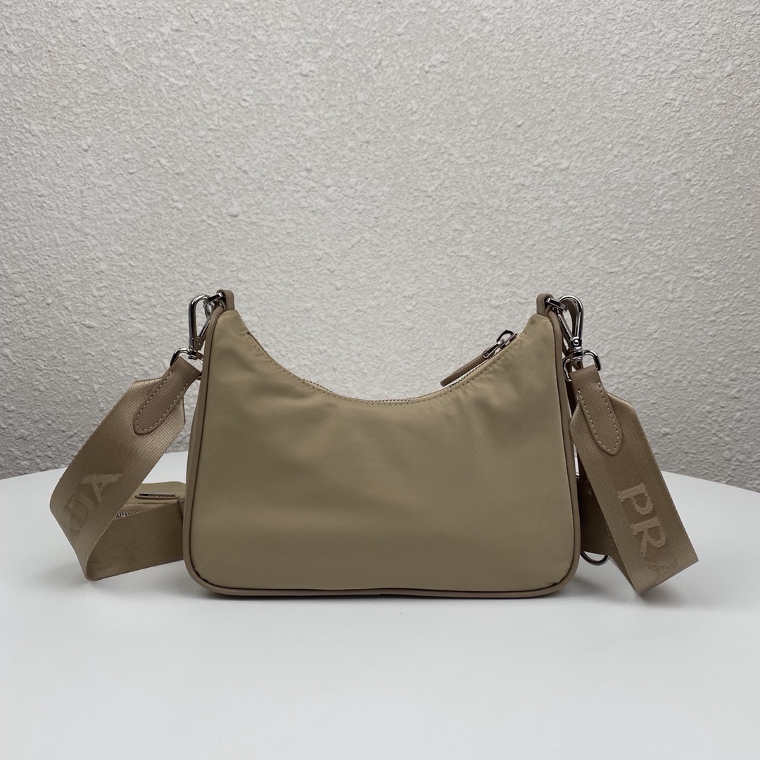 Copy Prada 1BH204 Re-Edition 2005 Re-Nylon Bag Gray