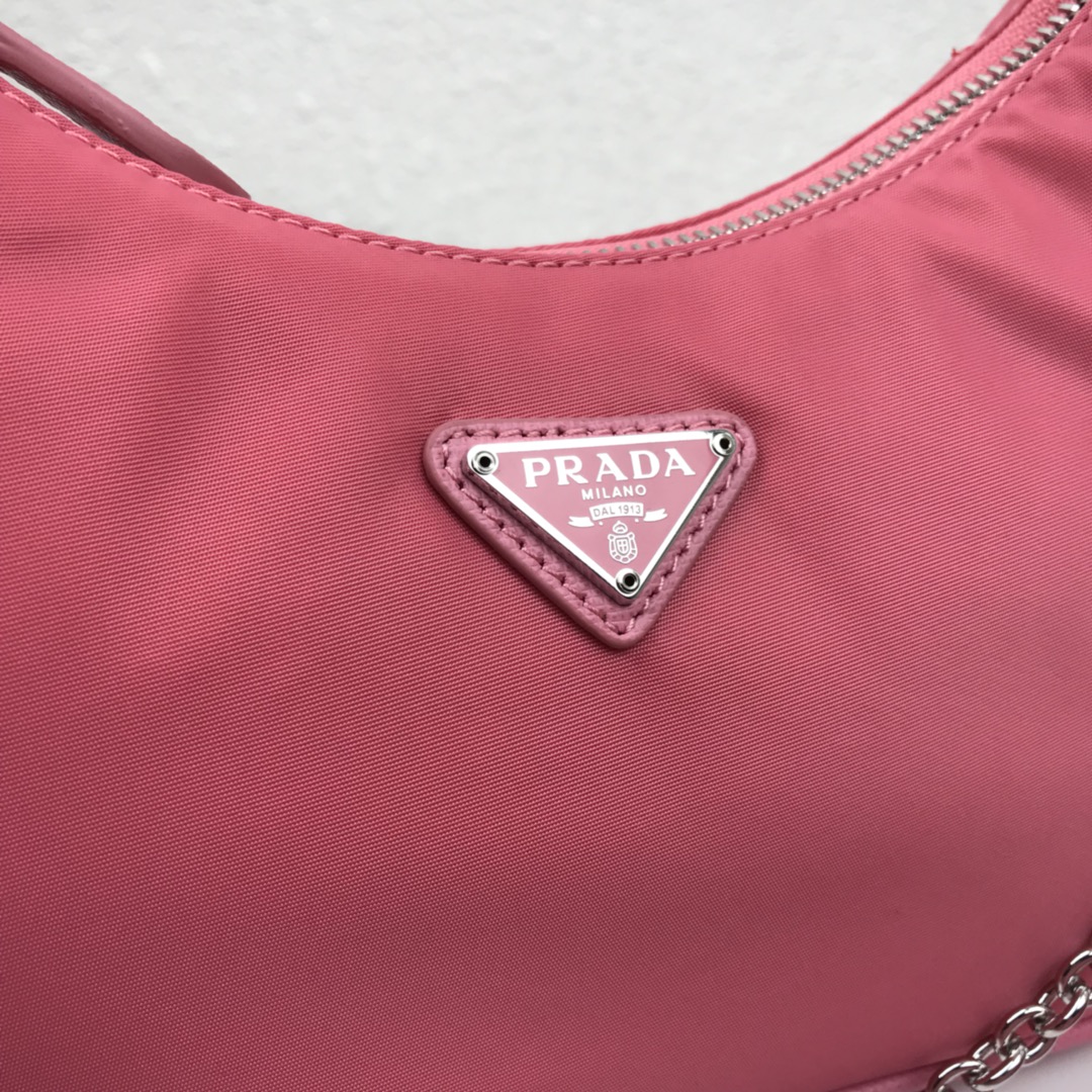 Copy Prada 1BH204 Re-Edition 2005 Re-Nylon Bag Pink