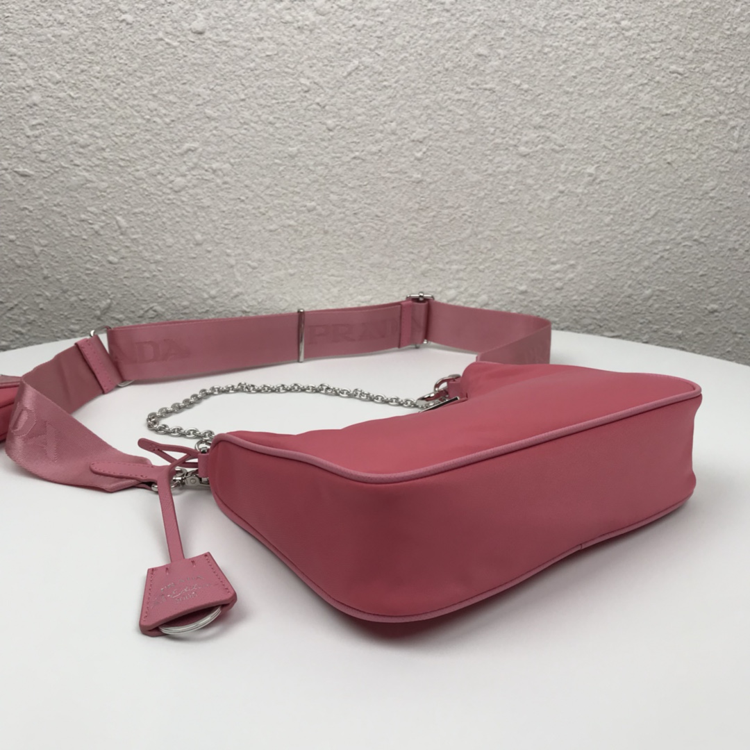 Copy Prada 1BH204 Re-Edition 2005 Re-Nylon Bag Pink