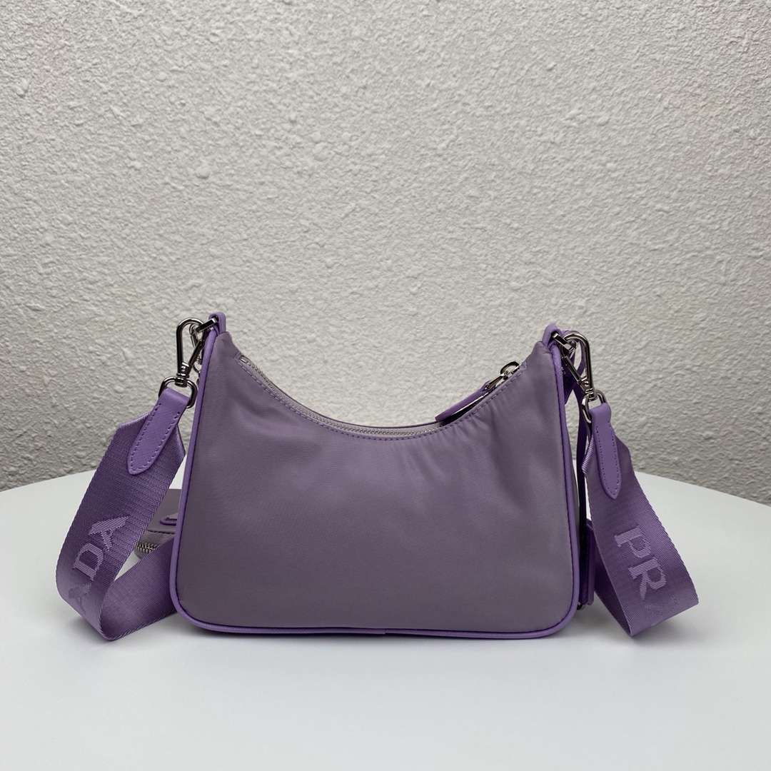 Copy Prada 1BH204 Re-Edition 2005 Re-Nylon Bag Purple