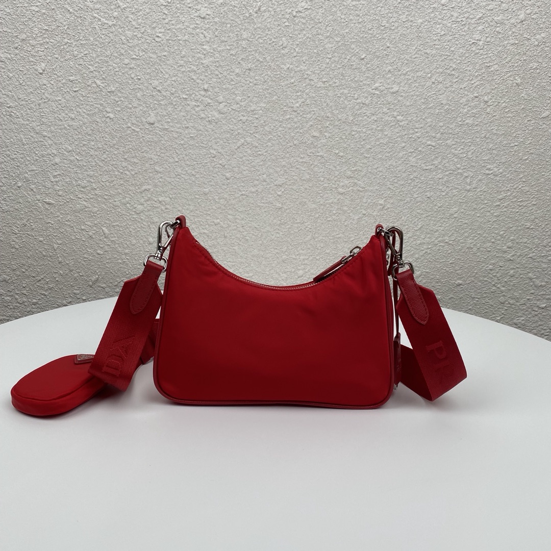 Copy Prada 1BH204 Re-Edition 2005 Re-Nylon Bag Red