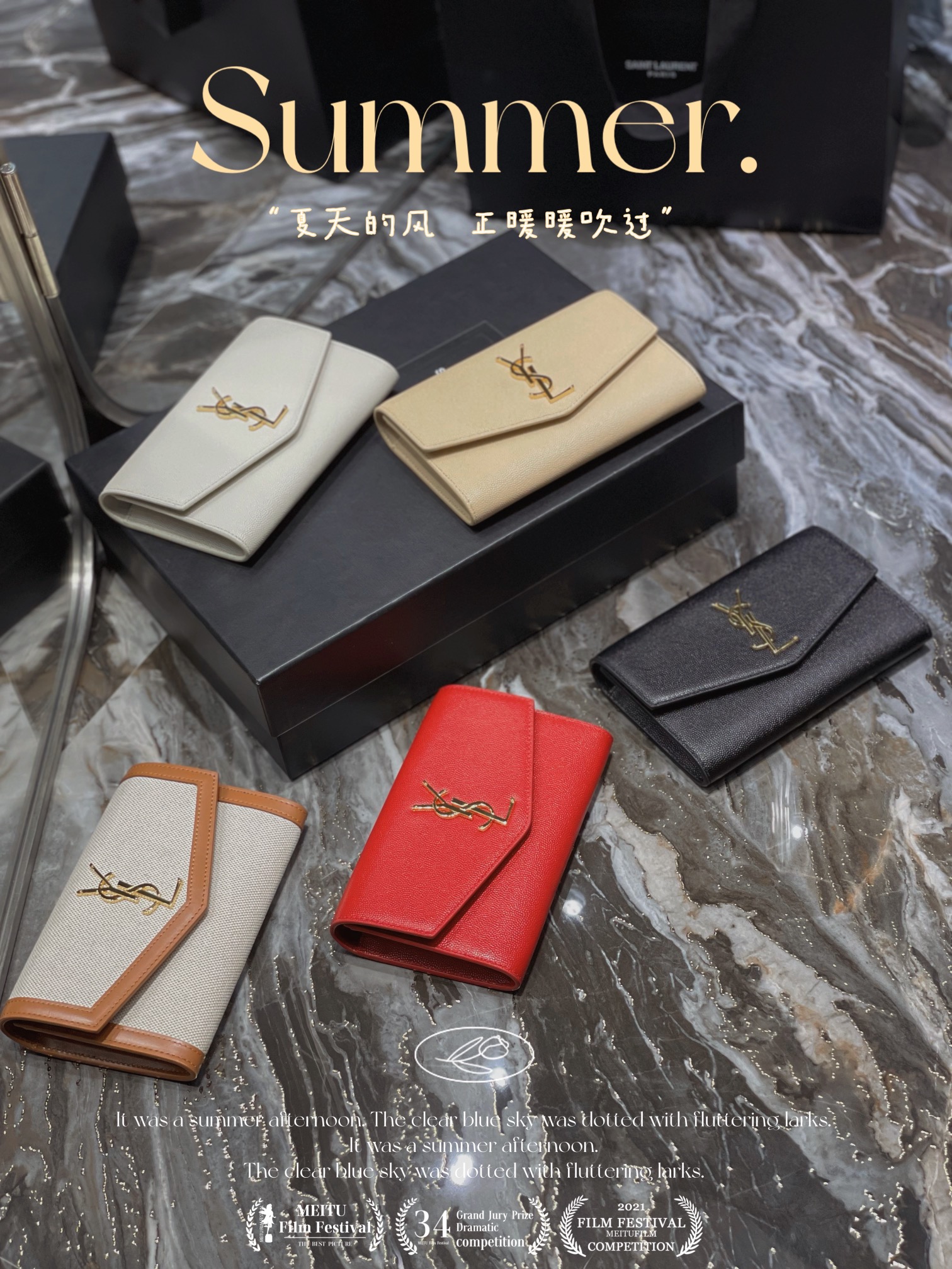 Copy Saint Laurent Uptown Wallet