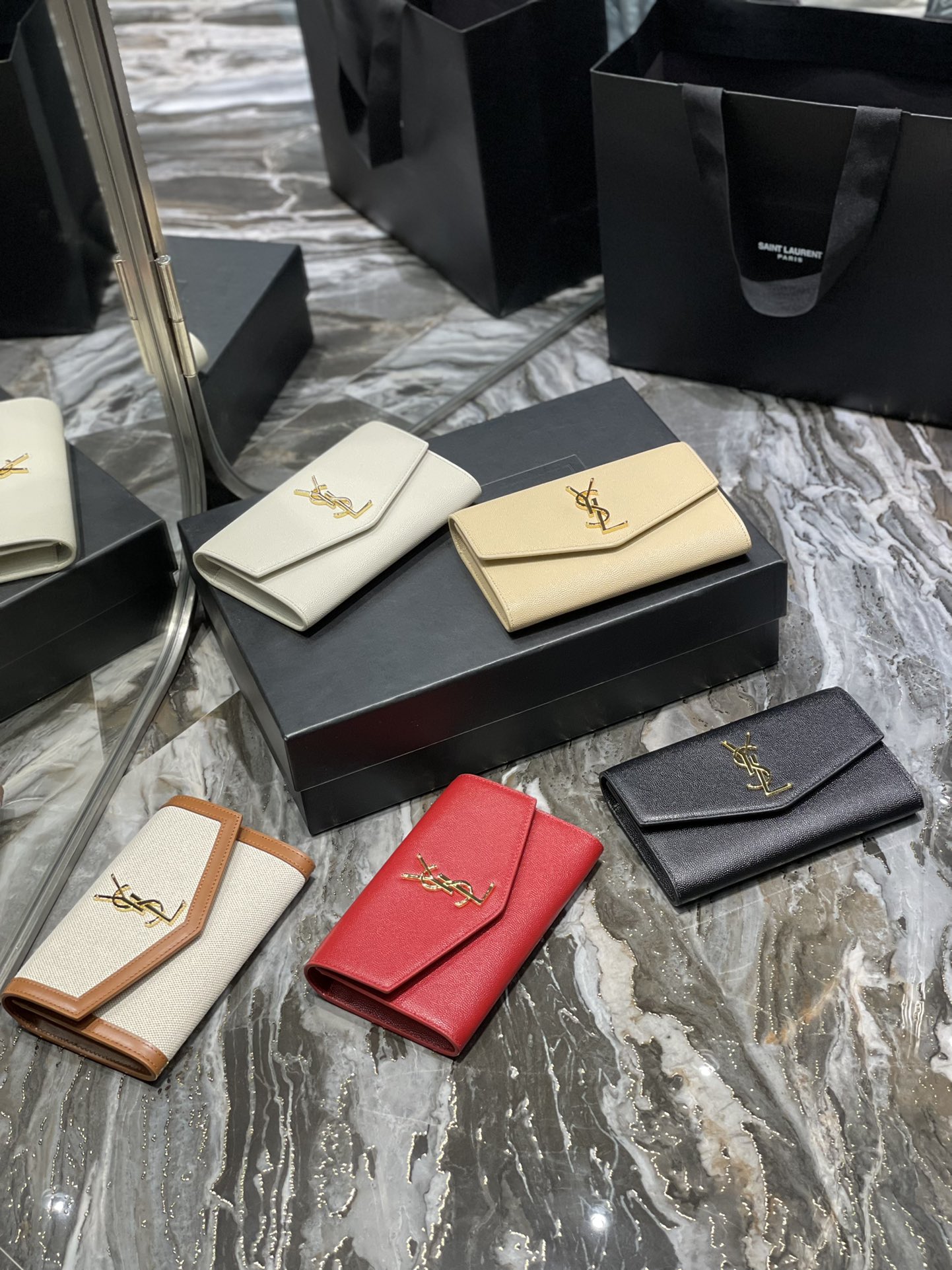 Copy Saint Laurent Uptown Wallet