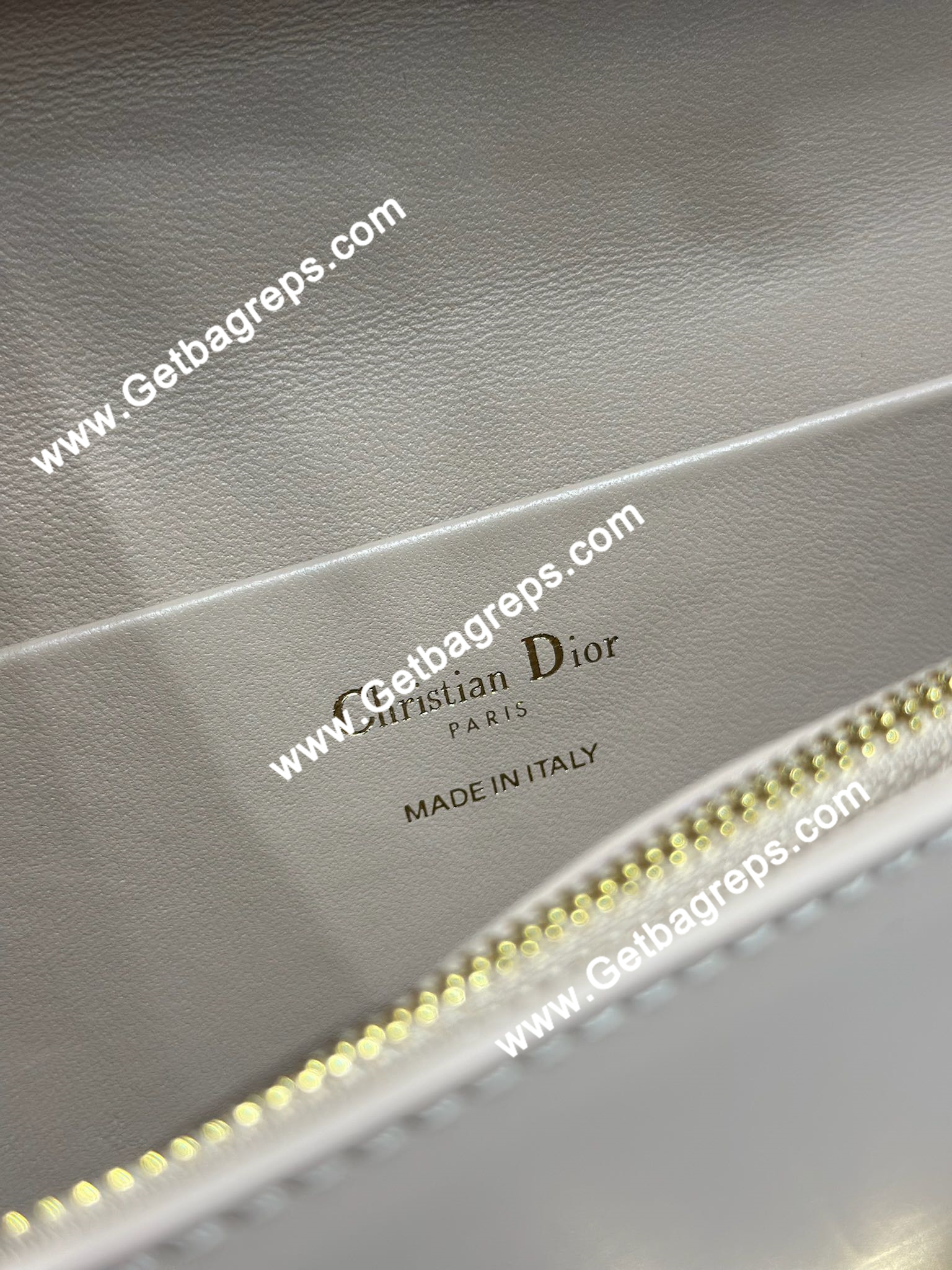 Dior 30 Montaigne Avenue Small Top Handle Bag Apricot Ribbed Calfskin