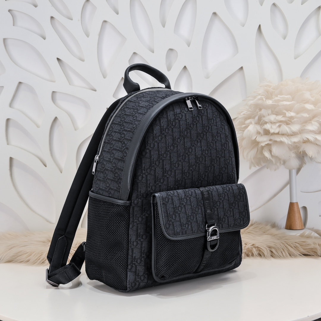 Dior 8 Backpack Black Dior Oblique Jacquard