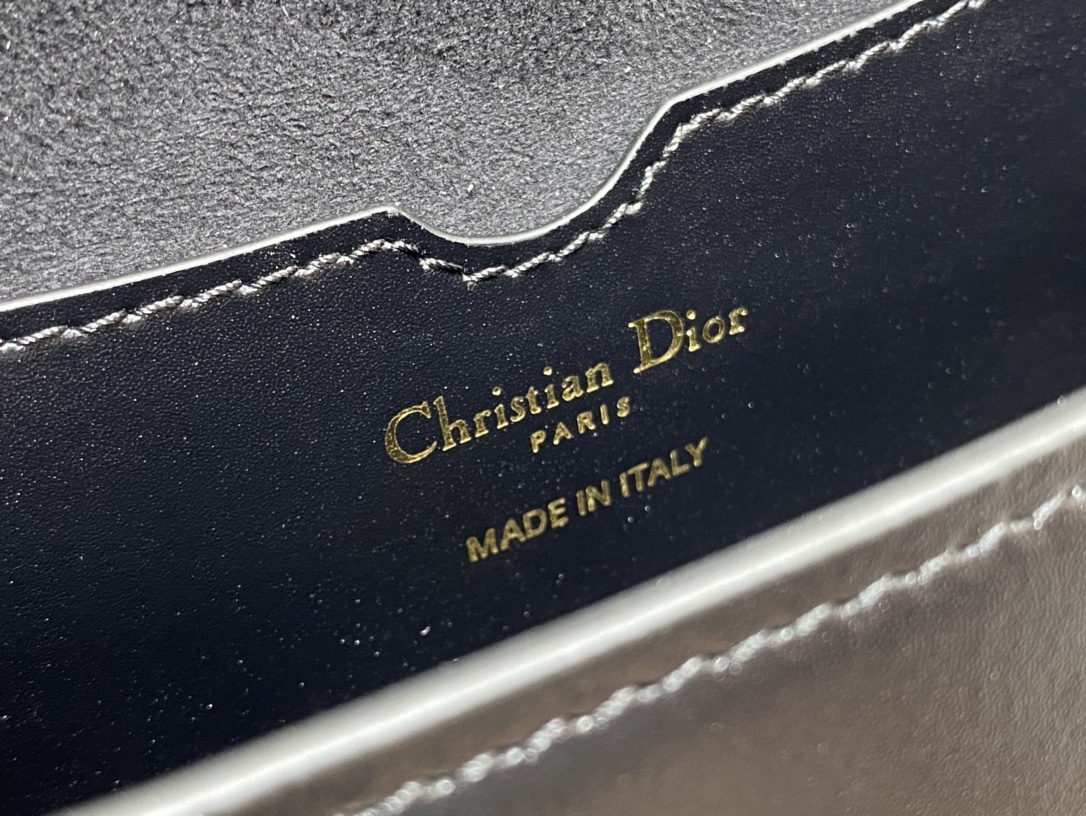 Dior Bobby East-West Bag Azure Black Box Calfskin