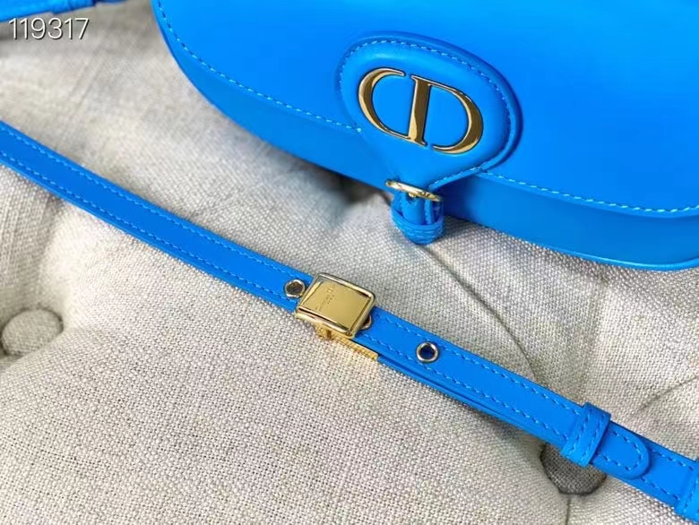 Dior Bobby East-West Bag Azure Blue Box Calfskin