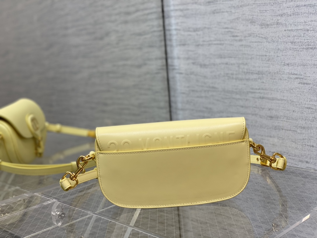 Dior Bobby East-West Bag Light Yellow Box Calfskin