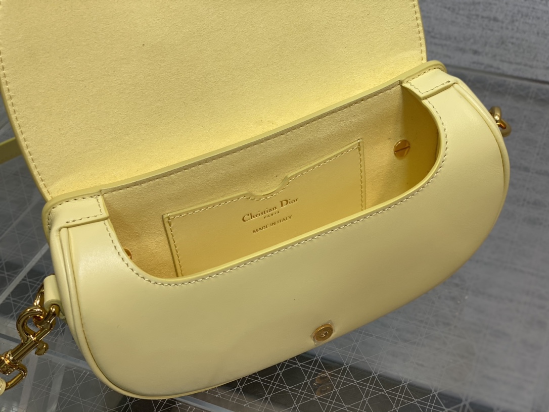 Dior Bobby East-West Bag Light Yellow Box Calfskin