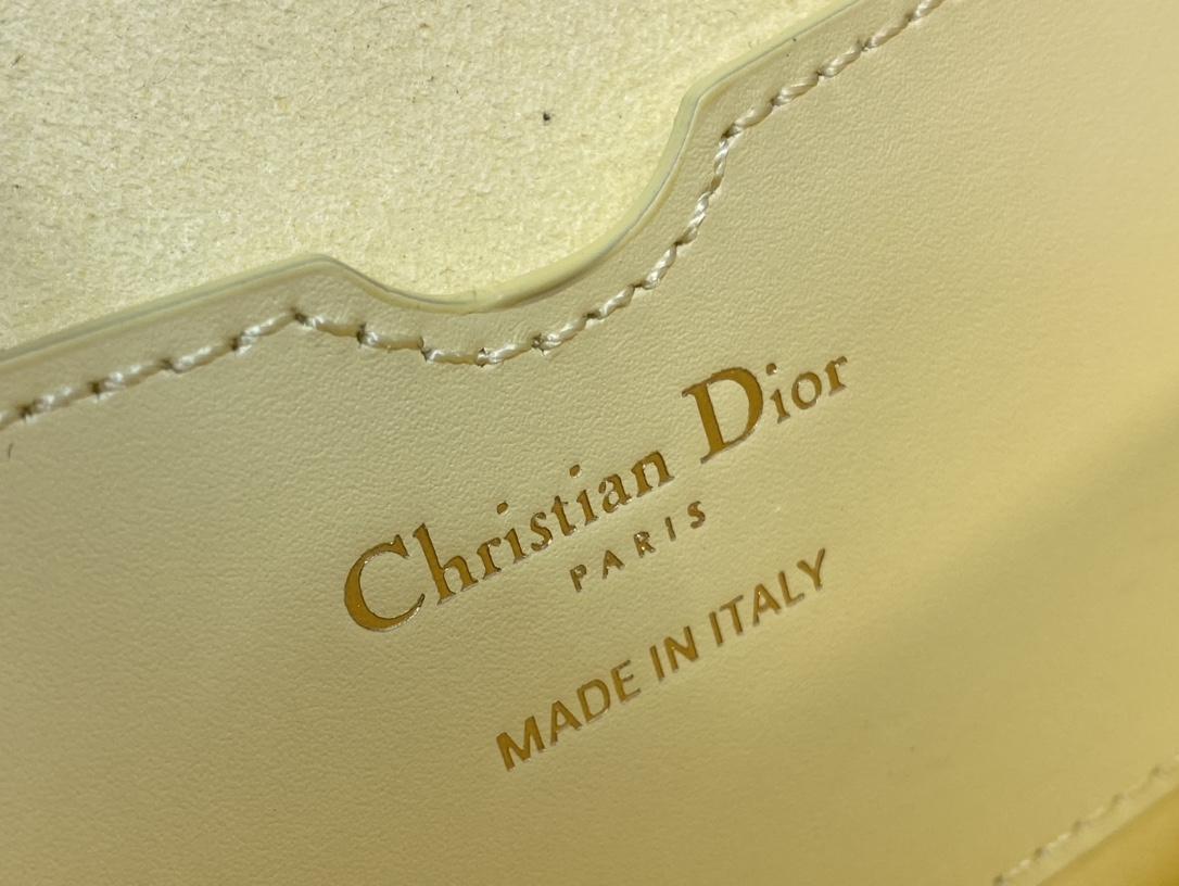 Dior Bobby East-West Bag Light Yellow Box Calfskin