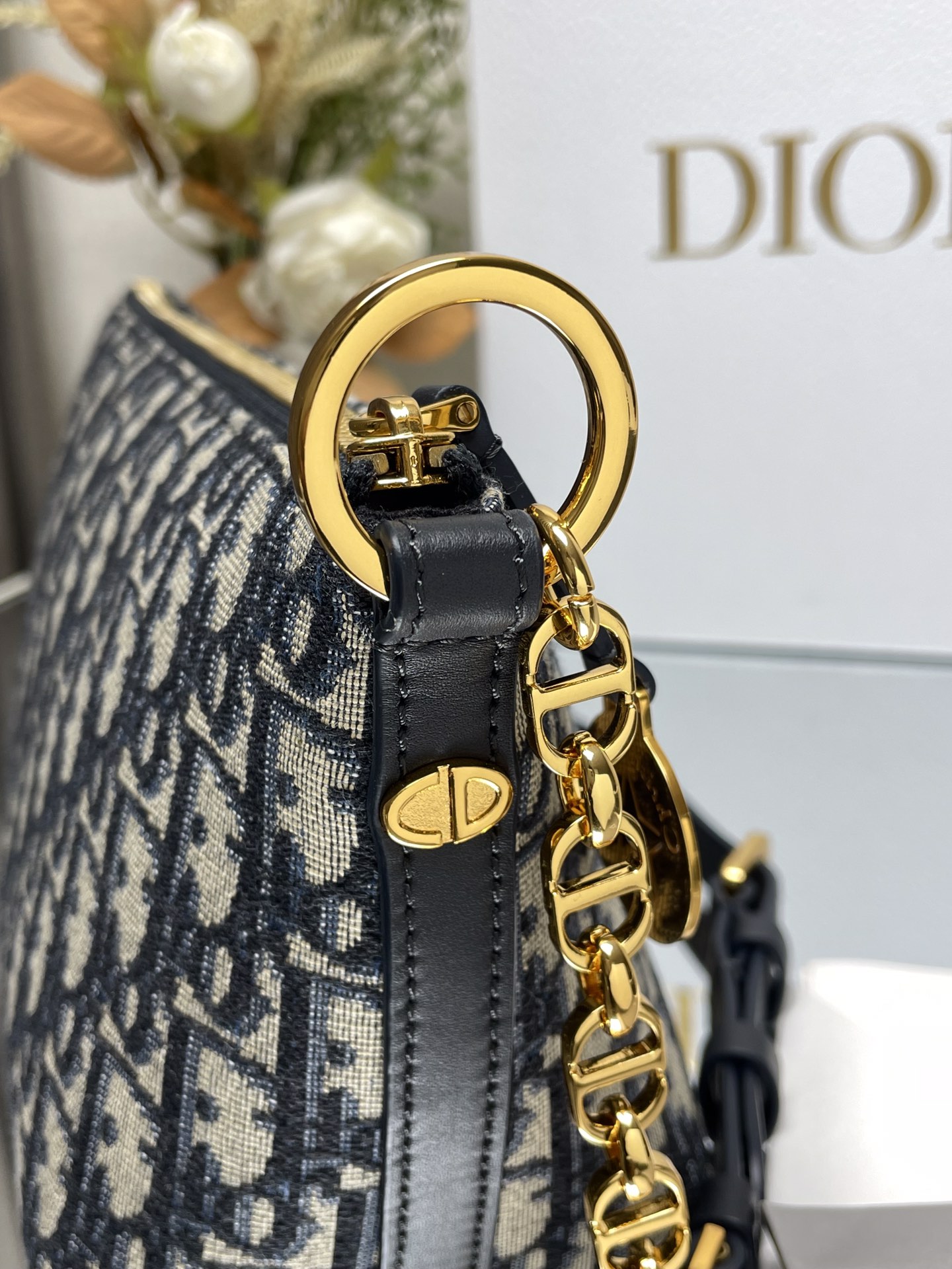 Dior Diorstar Hobo Bag with Chain