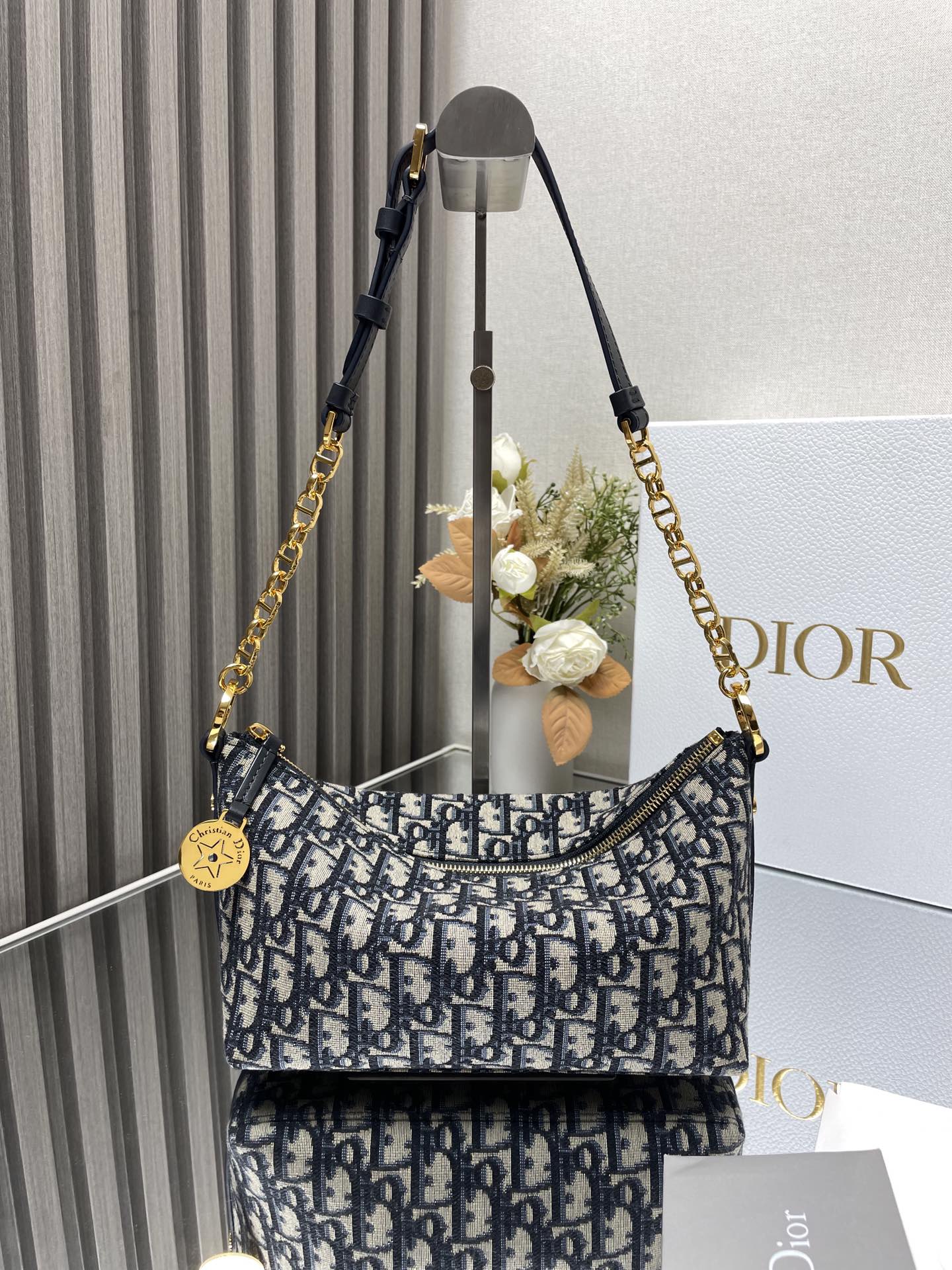 Dior Diorstar Hobo Bag with Chain