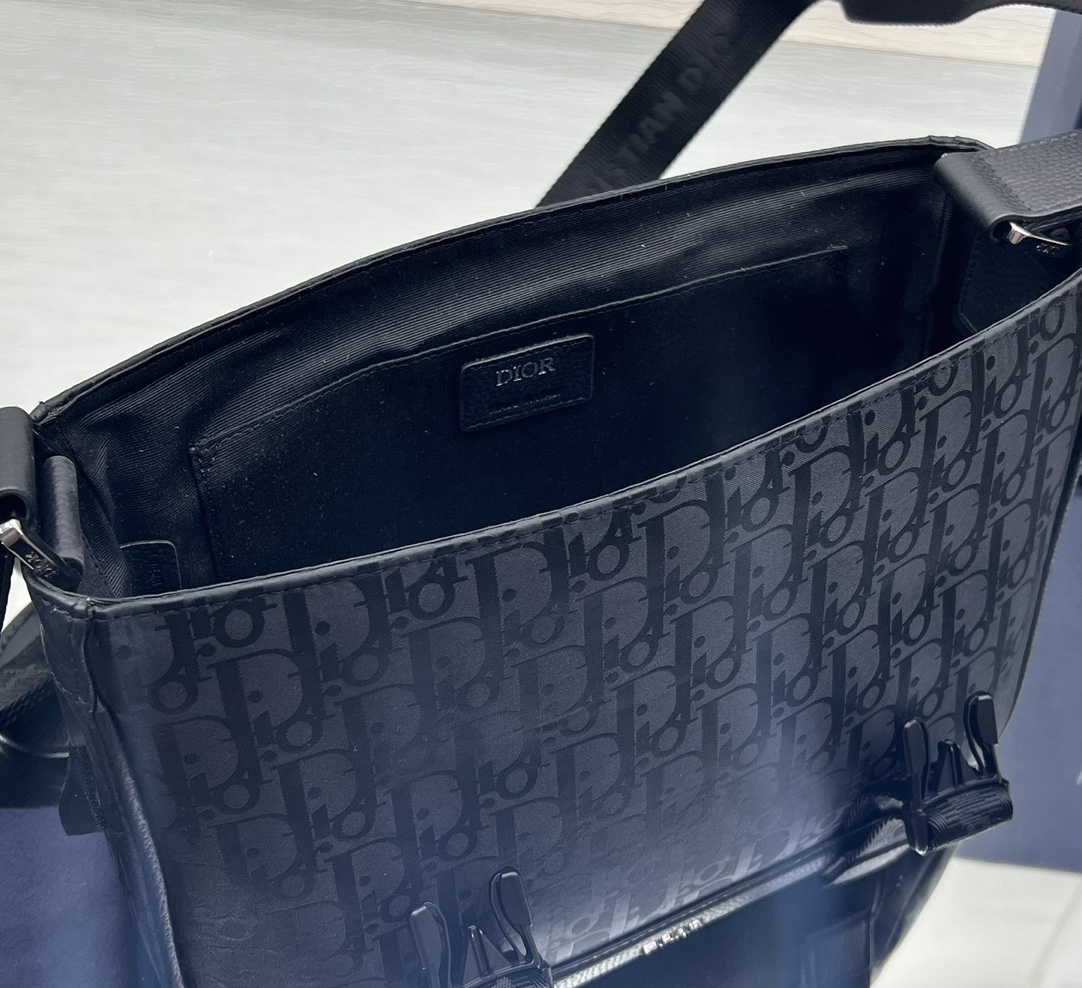 Dior Explorer Messenger Bag Black Dior Oblique Jacquard