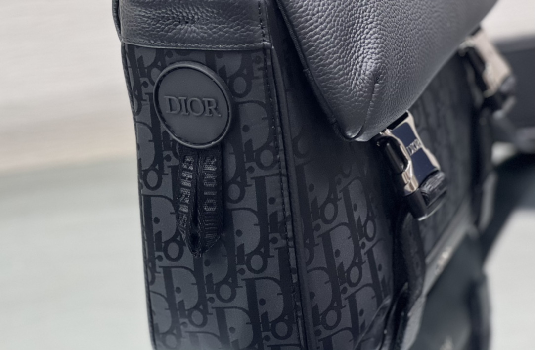 Dior Explorer Messenger Bag Black Dior Oblique Jacquard