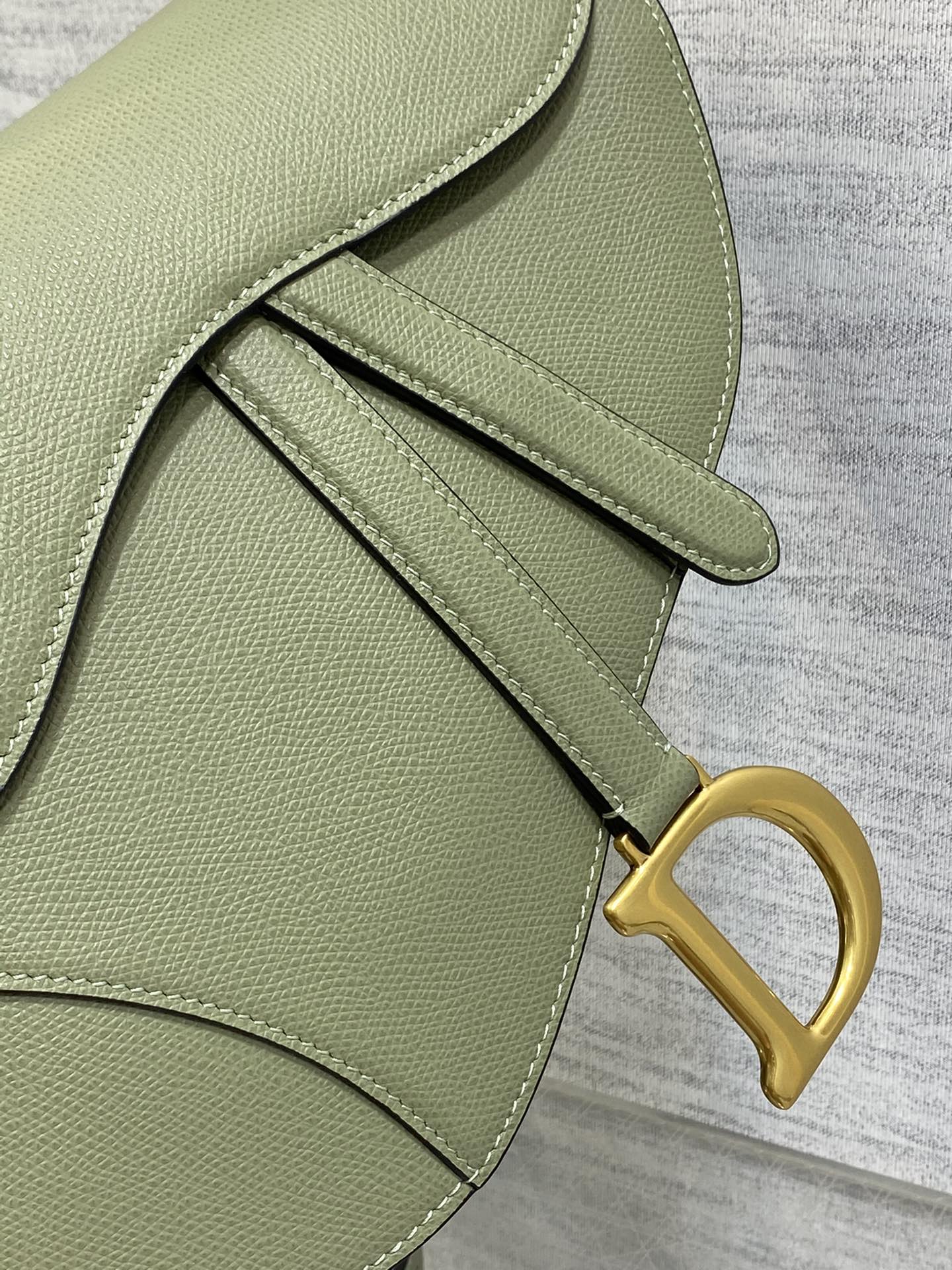 Dior Large Saddle Bag in Matcha Green Calfskin