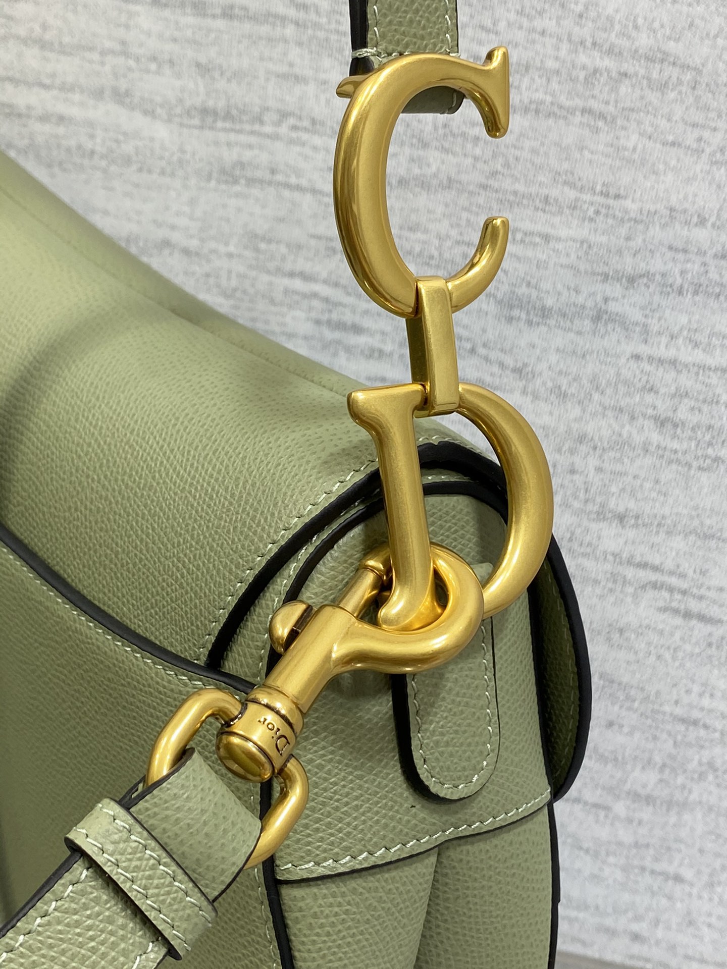 Dior Large Saddle Bag in Matcha Green Calfskin