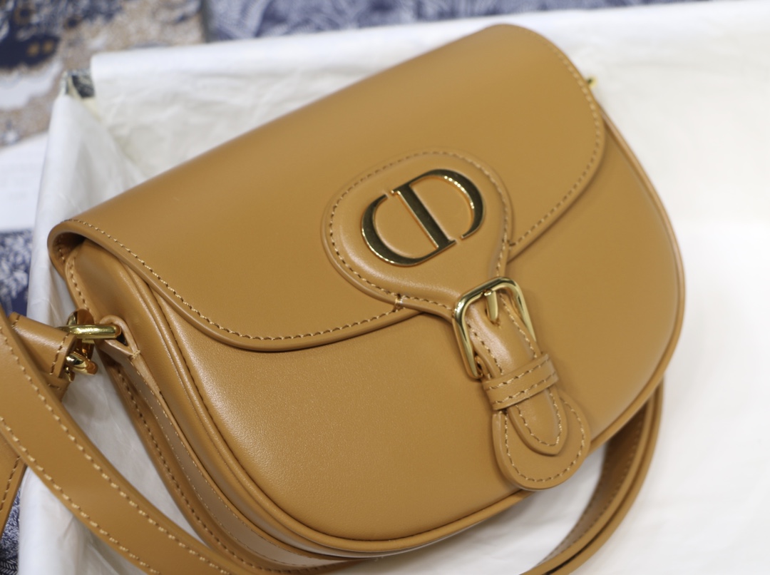 Dior Medium Bobby Bag Coffee Box Calfskin