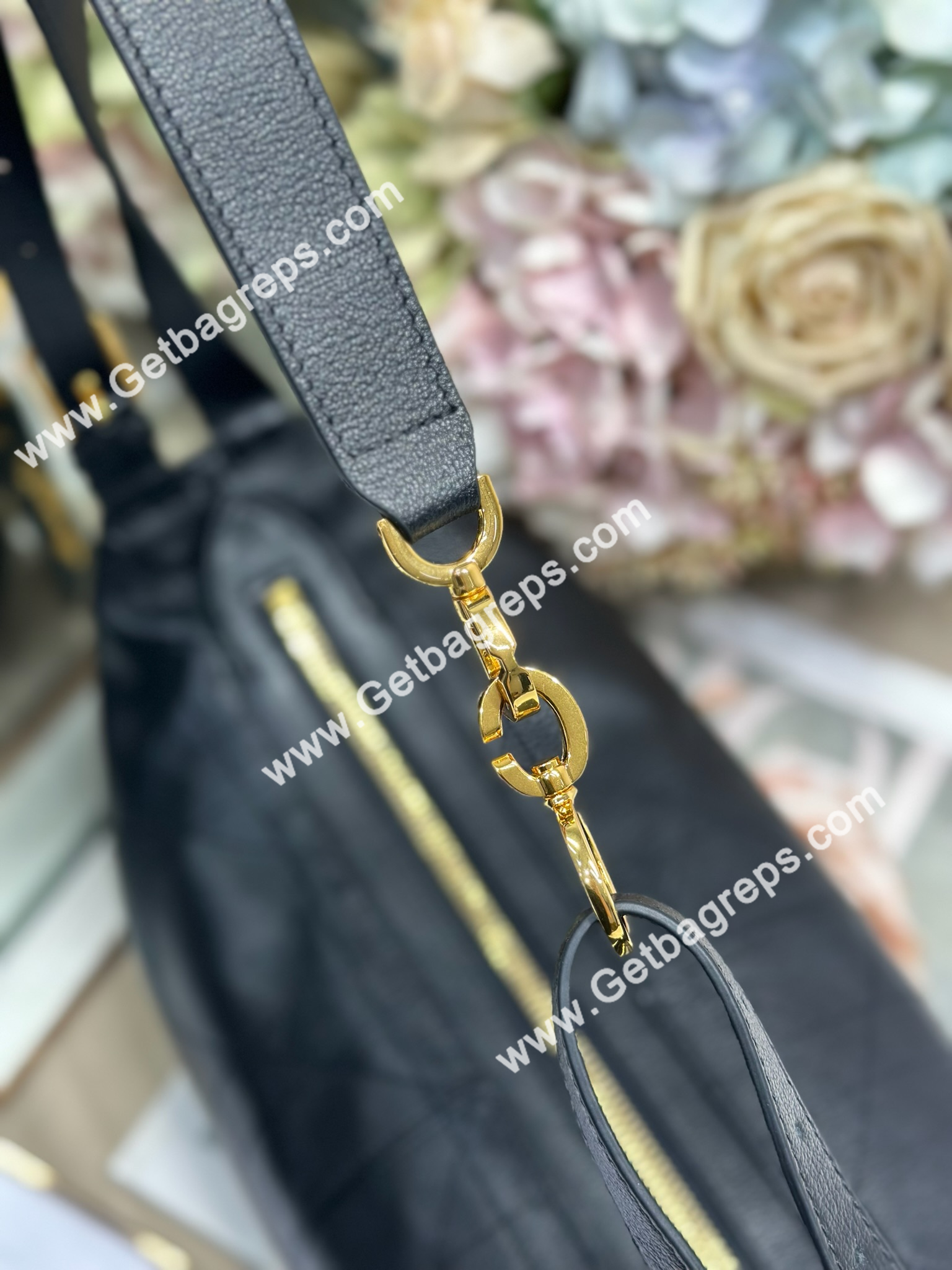 Dior Medium D-Journey Bag in Vintage Smooth Calfskin Black