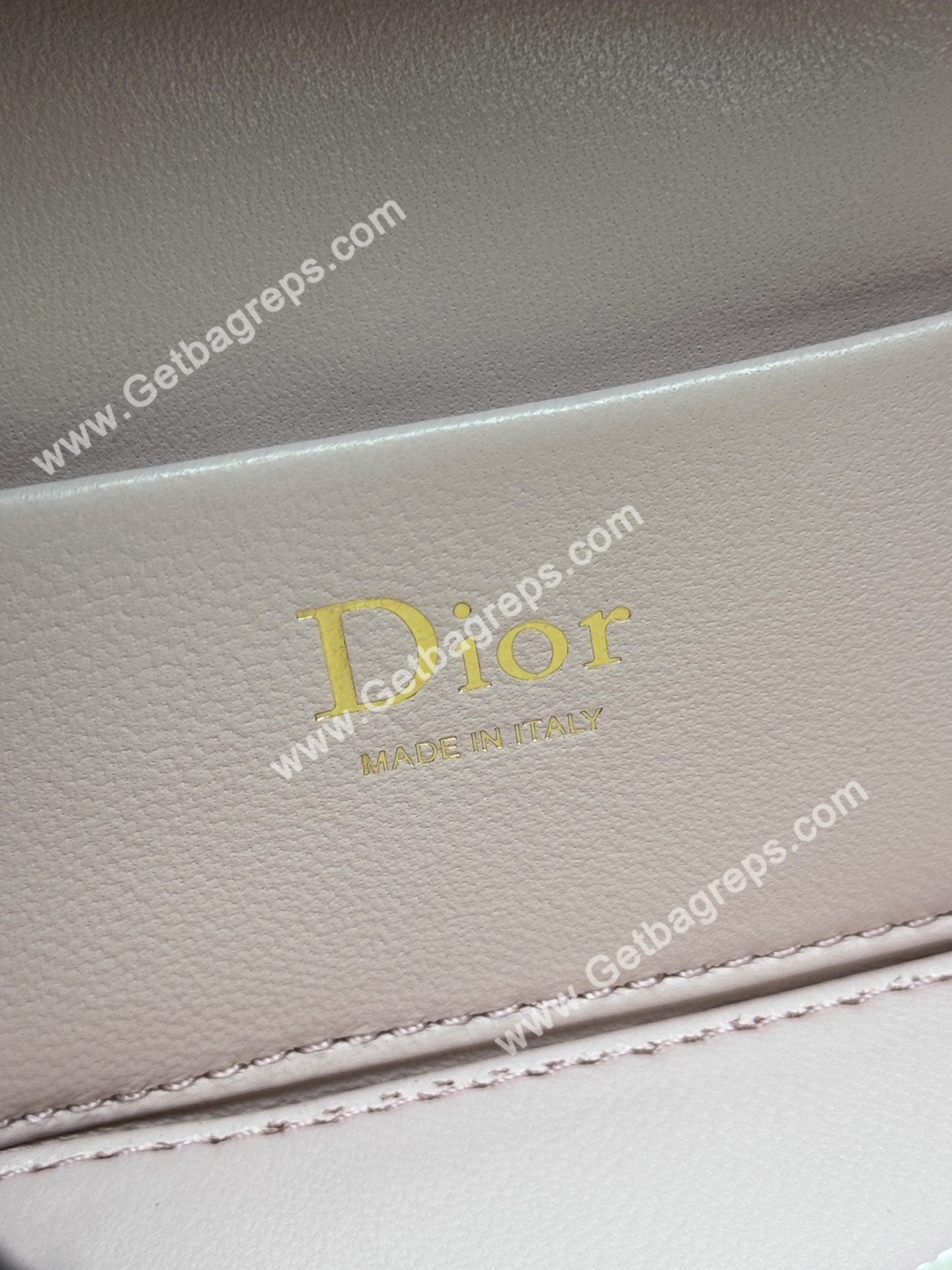 Dior Mini Vanity Cannage Lambski Pink