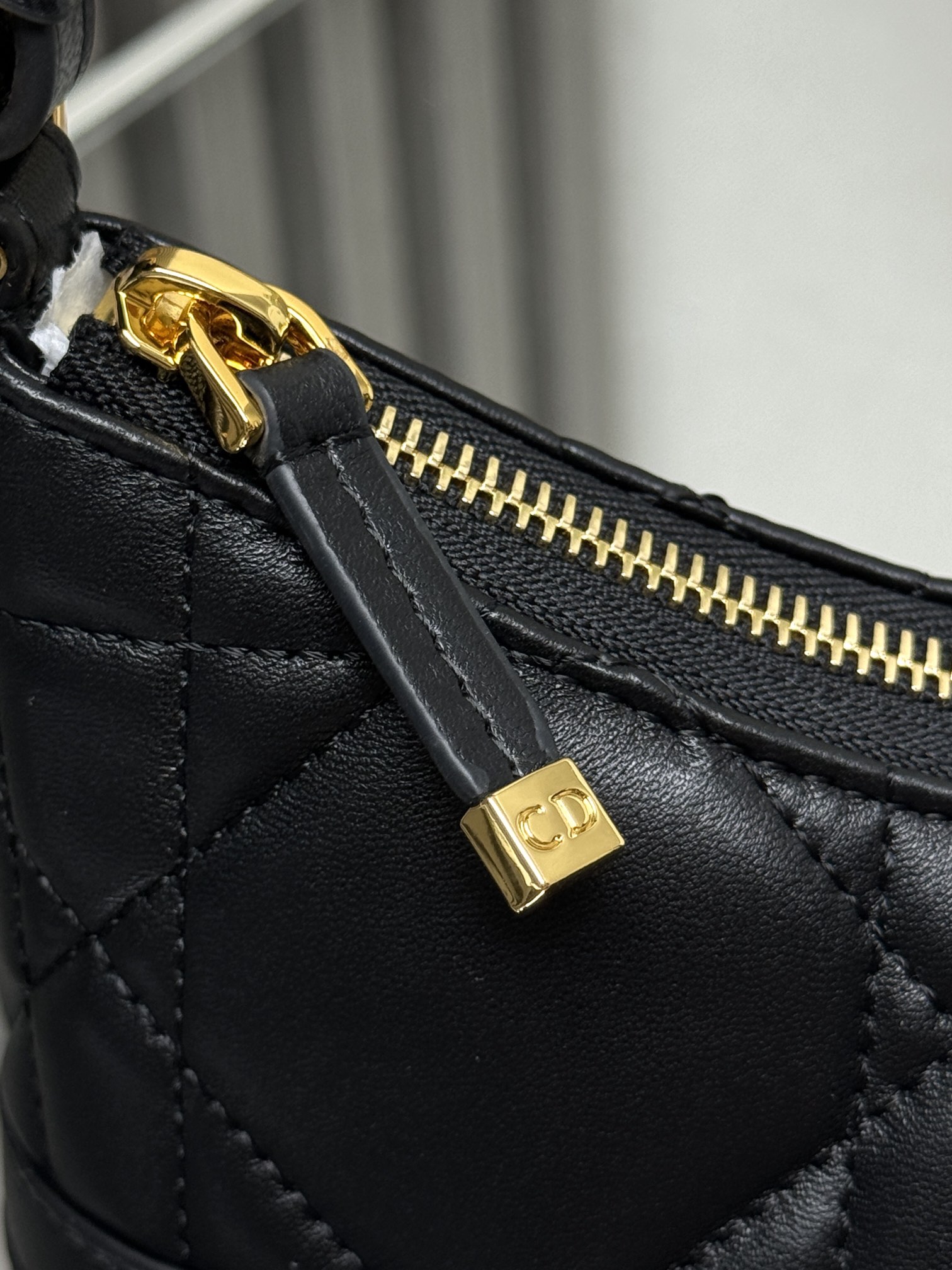 Dior Miss Caro Mini Hobo Shoulder Bag Black