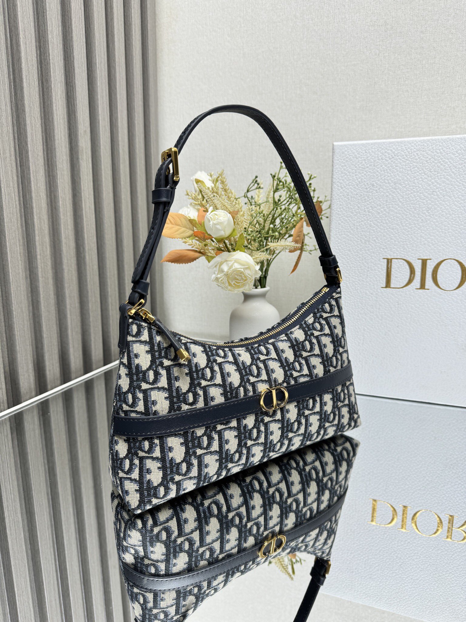 Dior Miss Caro Mini Hobo Shoulder Bag Montaigne