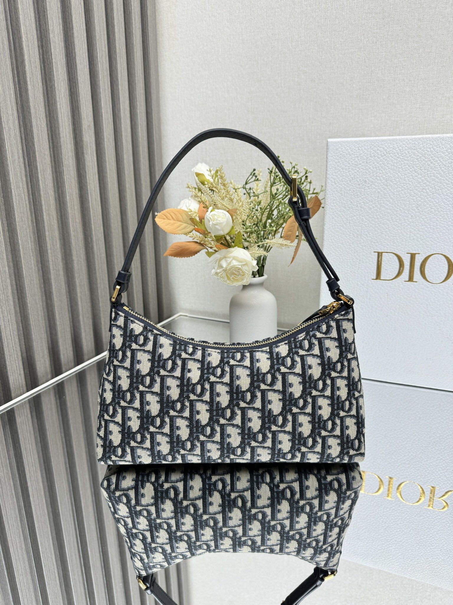 Dior Miss Caro Mini Hobo Shoulder Bag Montaigne