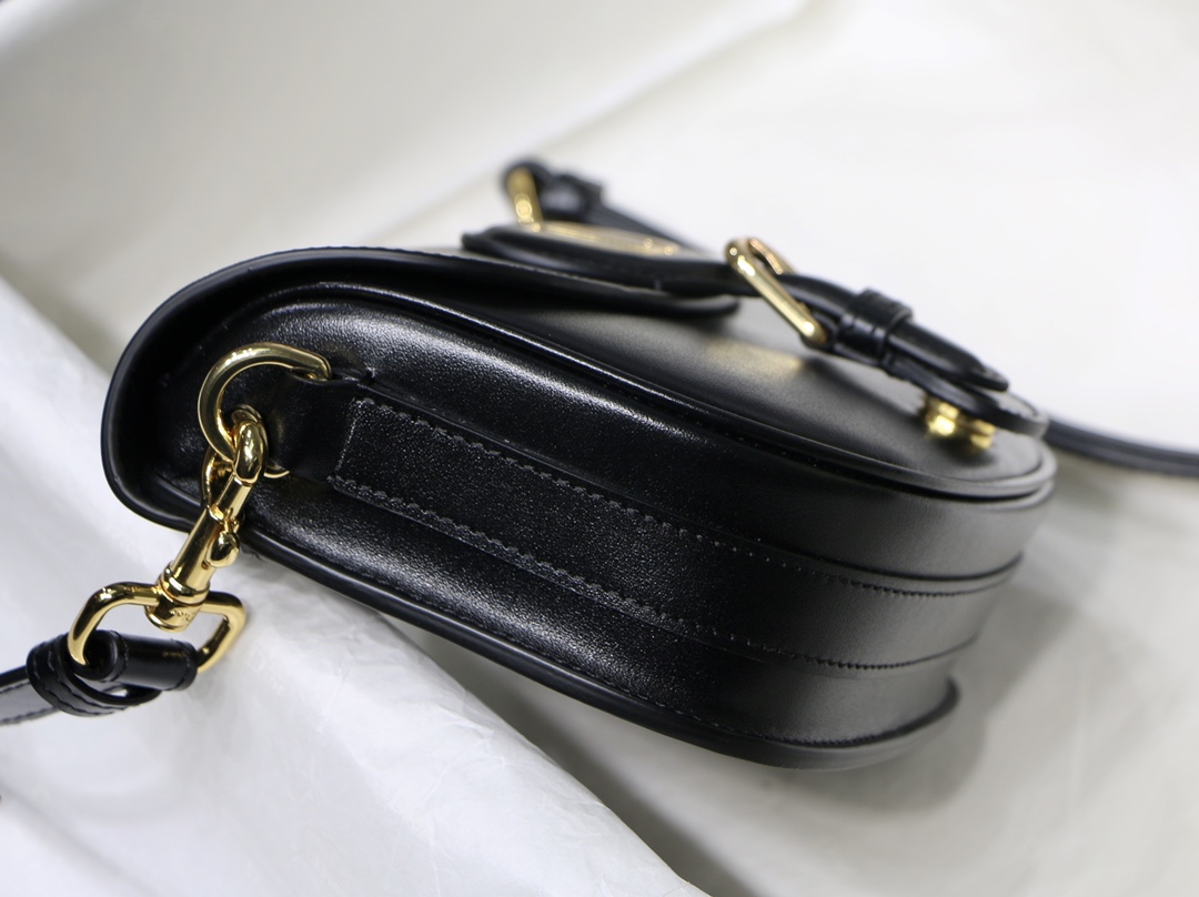 Dior Small Bobby Bag Black Box Calfskin