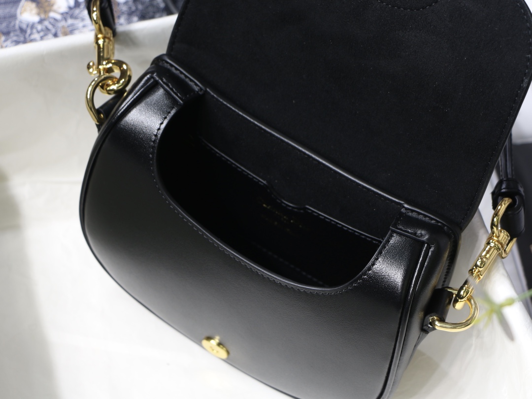 Dior Small Bobby Bag Black Box Calfskin