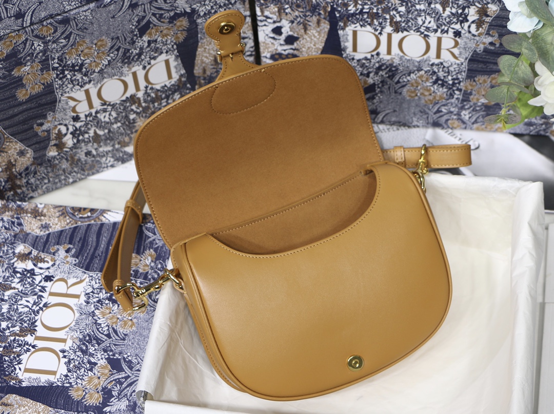 Dior Small Bobby Bag Coffee Box Calfskin